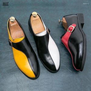 Casual Shoes Big Size Leder 38-48 Herbst Herren Britisch-Business Pointy Korean Formal MEN A1