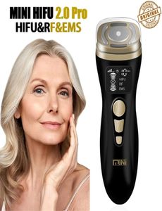 Face Care Devices Mini HIFU 2 Machine Ultrasound RF Fadiofrecuencia EMS Microcurrent Lifting Skin Firming Tightening Wrinkle Remov3155867