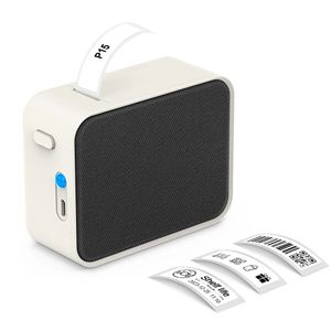 Etichetta portatile Stampante P15 Mini Stampante Adesivo adiretivo Inkless Stampante Terma Bluetooth Wireless Labeller o P15 Rotolo di carta 240420