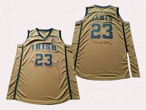 rare Basketball Jersey Men Youth women Vintage Lebron The Original High School Legends Irish College Size S-6XL custom any name or number