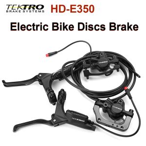 Peças Tektro HDE350 Freio Ebike 900/1600/1850mm Freios elétricos de bicicleta elétrica MTB Controle de energia Hidráulica Peças de bicicleta de scooter