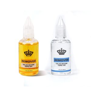 30 ml Efficienza per le parrucche GUE REMOLO A PACCHIO Liquido di rimozione adesiva per le parrucche anteriori in pizzo per capelli Accessori per estensione dei capelli toupee 054