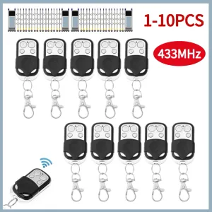 Kontroller 110 st 433MHz fjärrkontroll 4CH CAR KEY GARAGE DOAR GATE Öppnare Remote Control Duplicator Electronic Gate Control Duplicator