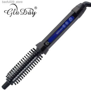 Curling Irons Ceramic Hair Brush Curler Electric Hair Brush Comb Hair Brush Curler Hair Curler Hair Curler Q240425