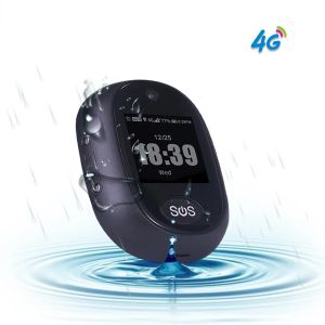 Alarm 4G Smart GPS Tracking -Anhänger für ältere wasserdichte SOS -Tracker -Geräte Pille Erinnerung HD Kamera Call Health Management Locator