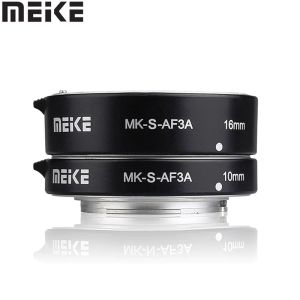 Aksesuarlar mksaf3a metal otomatik odaklama makro uzatma tüpü 10mm 16mm Sony aynasız A6300 A6000 A7 A7 A7 A7SII Nex Emount Kamera