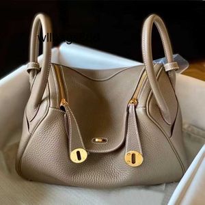 Women Handbag L Linndies Genuine Leather Doctors Bag Womens 2024 New Versatile One Shoulder Cross Shoulder Pillow Medicine Case Bag Handheld Womens Bag