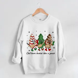 Sweatshirts Sweatshirt für Weihnachten süße Weihnachtspullover Urlaubspullover Grafikabdruck Hoodies 2023 Neuer Herbstpullover