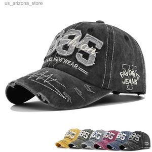 Caps de bola Banco de beisebol de algodão bordado 1985 Mens Patch Buckle Cap Fancy Hip-Hop Fashion Acessório feminino Hat Q240425