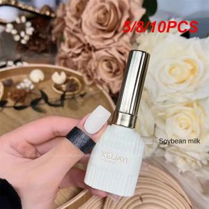 5/8/10PCS Nail Polish Waterproof And Anti Warping 3-year Shelf Life Cream Gum Apply Evenly Potherapy Glue 240422