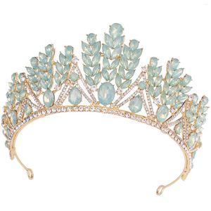 Hair Clips Woman Crown Barroco Couxo de Casamento Temperamento de Casamento Estilo Simples Sparkling for Masquerade Ball Banquet Cosplay