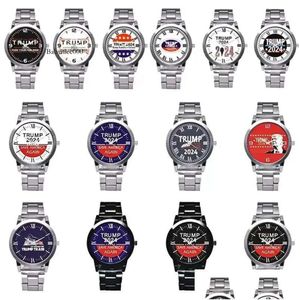 Party favor Styles Trump Wrist Watch Watch Donald Retro Men Weltz Watches Drop Delivery Home Garden Festive Supplies Event Dhezl