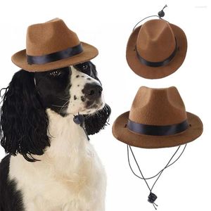 Vestuário para cães pet cowboy chapéu de capacete oeste gato de estimação engraçada cães cães acessórios de cosplay