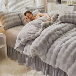 セット冬の厚いベルベットの寝具セット