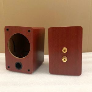 Tillbehör Högtalare Tom Shell Box 3 Inch Square Amplifier Högtalare CASE DIY Audio Liten Hifi Audio trägarhögtalare Chassis House 1PCS