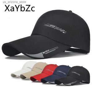 Ball Caps 2022 Fishing Sport Hat Mens Mens Fashion Line Baseball Długie wizje brzegowe Snapback Sun Hat Bone Gorilla Q240425