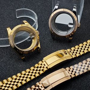 Orologi da uomo da 3639 mm Cande in acciaio inossidabile per Datejust NH35 NH36 Movimento 285 mm Caricamento di vetro Sapphire Box 240412