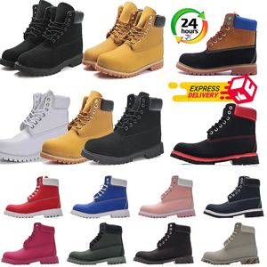 Designer Boots Booties Herren Womens Wheat Wheat Black Knöchelstiefel Camo Browm Marine Blue Outdoor Sportsneaker wandern über das Knie