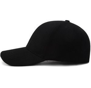 Solid Simple Baseball Cap Men Mulheres Cotton Unisex Esportes ao ar livre de pesca viajando de beisebol Hat4992197