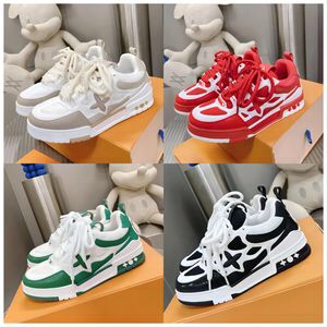 Designerschuhe geprägte Lvvtrainer Sneakers Trainer Floor Frauen Männer Mesh Abloh Sneaker Plattform Virgil Maxi Casual Schuhe Schnüre-up-Trainer Schuhe VR