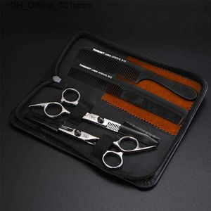 Hair Scissors Hair Scissors Professional Japan 440c 6 Inch Hairdresser039s For Barber Shop Cutting Thinning Tools Stainless Steel Salon Set6612397 Q240425