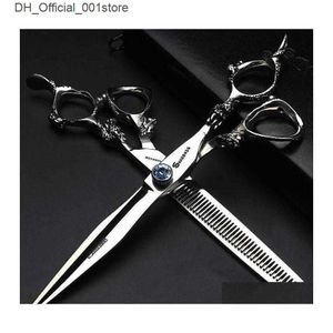Hair Scissors Scissors 2016 Hair Scissors Japan Original 6.0 Professional Hairdressing Barber Set Cutting Shears Scissor Haircut Drop Delivery Products C Q240425