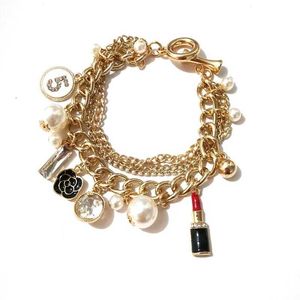 Braccialetti di nappa perla alla moda in perline per donne bijoux cristallo n. 5 pulseiras femminina dono gioielli 240423 240423