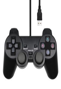 Wired USB PC Game Controller gamepad para winxpwin7810 Joypad para PC Windows Computador Laptop Black Game Joystick5304469