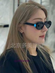 العلامة التجارية الكلاسيكية Retro Yeisll Sunglasses New Saint Oval لوحة متعددة الاستخدامات إطار ضيق عصري بارد