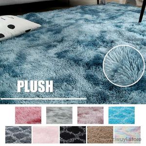 Dywany pluszowe dywan dekoracja salonu puszysty dywan grube sypialnia dywany przeciw poślizgowe miękkie dywaniki salonu solidne duży dywan
