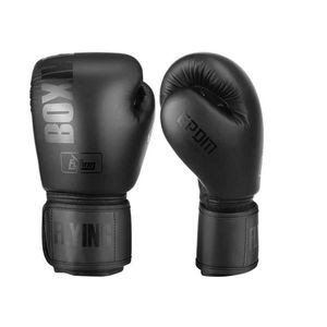 Skyddsutrustning 6/8/10/12/14oz Barnvuxen Muay Thai Boxinghandskar Taekwondo MMA Martial Arts Boxing Gloves Equipment DEO 240424