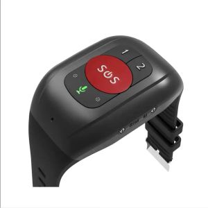 Acessórios 4G 2G GSM pessoal SOS Panic GPS Bracelet Alarm Rastreador GPS Detecção de queda GPS Dispositivo de rastreamento para idosos