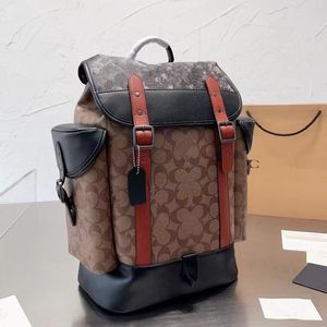 New Hot Designer Backpack Men Women Fashion Backpack Bag Classic Old Flowers Fluving Clip Open Open and Close Jacquard Leather School Sagch Mackpack 391