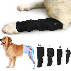 Dog Apparel Injury Wrap Protector Legs Support Brace Pet Knee Pads Puppy Kneepad Wrist Guard Supplies