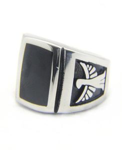 5pcslot New Flying Eagle Biker Ring 316L Edelstahl Mode Schmuck Volksmotorräder Cooler Ring1958849