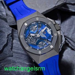 AP Crystal nadgarstka zegarek 26589io Titan Blue Diwal 44 mm Manowe Manowe Manical Mens Watch 44 mm Średnica miernika