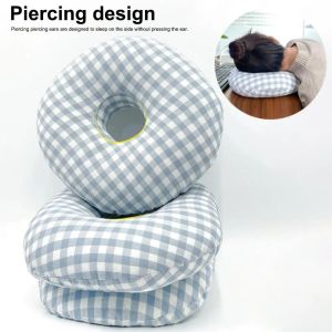 Pillow Adjustable Hollow Pillow Personalized Sleeping Pillow Donut Pillow for Side Sleepers Adjustable Ear Piercing Relief Pressure