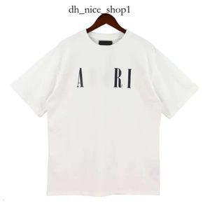 Amirir 셔츠 디자이너 Am Mens Tshirt Womens T 셔츠 셔츠 부부 패션 브랜드 셔츠 인쇄 짧은 슬리브 캐주얼 느슨한 남자 티셔츠 라운드 넥 크기 S-XL Amis 셔츠 433