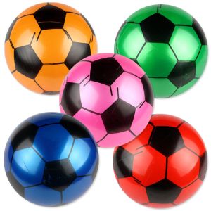 Futbol 1 adet çocuk futbol topu PVC şişme el pat futbol sporları maç elastik toplar yeni rastgele renk