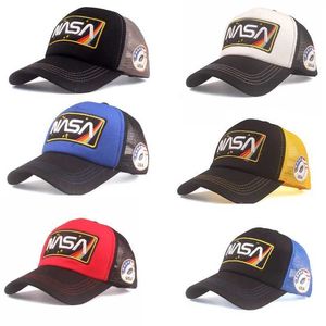 Ball Caps New 3D Boutique NASA вышитый бейсболка Summer Color Matchnet для мужчин и женщин на открытом воздухе Casual Cap J240425