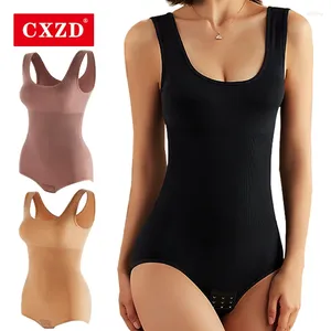 Women's Shapers CXZD Large Size One Piece Body Shapewear Waist Trainer Corset Abdomen Pants Crotch Buckle BuLifter Slimming Underwear