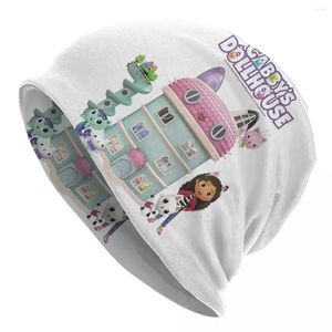 Beretti Gabbys Dollhouse Group Logo Cappelli a maglia cappelli da maglieria uomo donna hip hop unisex per adulti sirena di berretti invernali caldi berretti invernali