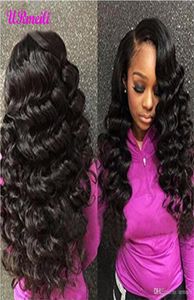 Loose Wave Human Hair 34 Bundles With Lace Closure Peruvian Unprocessed Virgin Hair Natural Color Loose Wave Bundles With 5x5 lac6587271