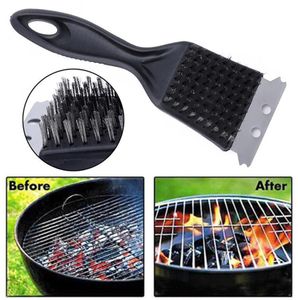 10 PC Rostfritt stål Grillrengöring Brush Barbecue Cooking Tool Användbar renare utomhus Steam Home BBQ Tillbehör9958967