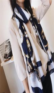 2021 Известный дизайнер MS XIN Design Gift Scarf Высококачественный 100 шелковый шарф размер 180x90cm4723198