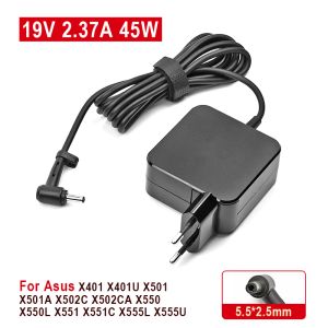 Supplies 19V 2.37A 45W 5.5*2.5mm AC Adapter Power Charger For Asus X401 X401U X501 X501A X502C X502CA X550 X550L X551 X551C X555L X555U