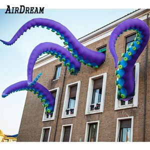 decorazioni all'esterno all'ingrosso gigante gonfiabile gambe di polpo tentacoli tentacoli bracci gonfiabili a led decorazione palloncino personalizzato personalizzato