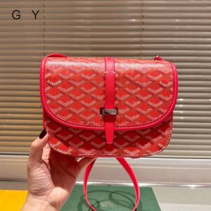 Crossbody Bag Hot New 80% Factory Promotion New Shoulder Selling 85% Retail 24s Classic Postman Bag Lychee Pattern Cowhide Saddle Single Shoulder Gift Packaging Bags