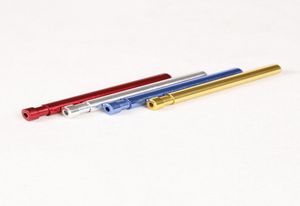 Einfacher Federdesign tragbarer Zigarettenhalter mit 8 mm Durchmesser Multi -Farben Leichte Aluminiumlegierung Cigeratte Rohr 2094185