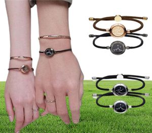 Bracelets de charme A luz brilhante representando Love Smart Flashing Bracelets de longa distância Conexão Bluetooth Compatible7817122